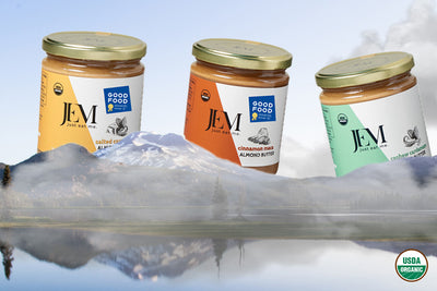 Why JEM Organics Chooses Sustainability and Health: Glass Jars & Biodegradable Packing