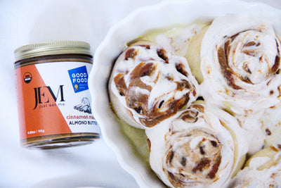 JEM Organics Cinnamon Maca Almond Butter Rolls