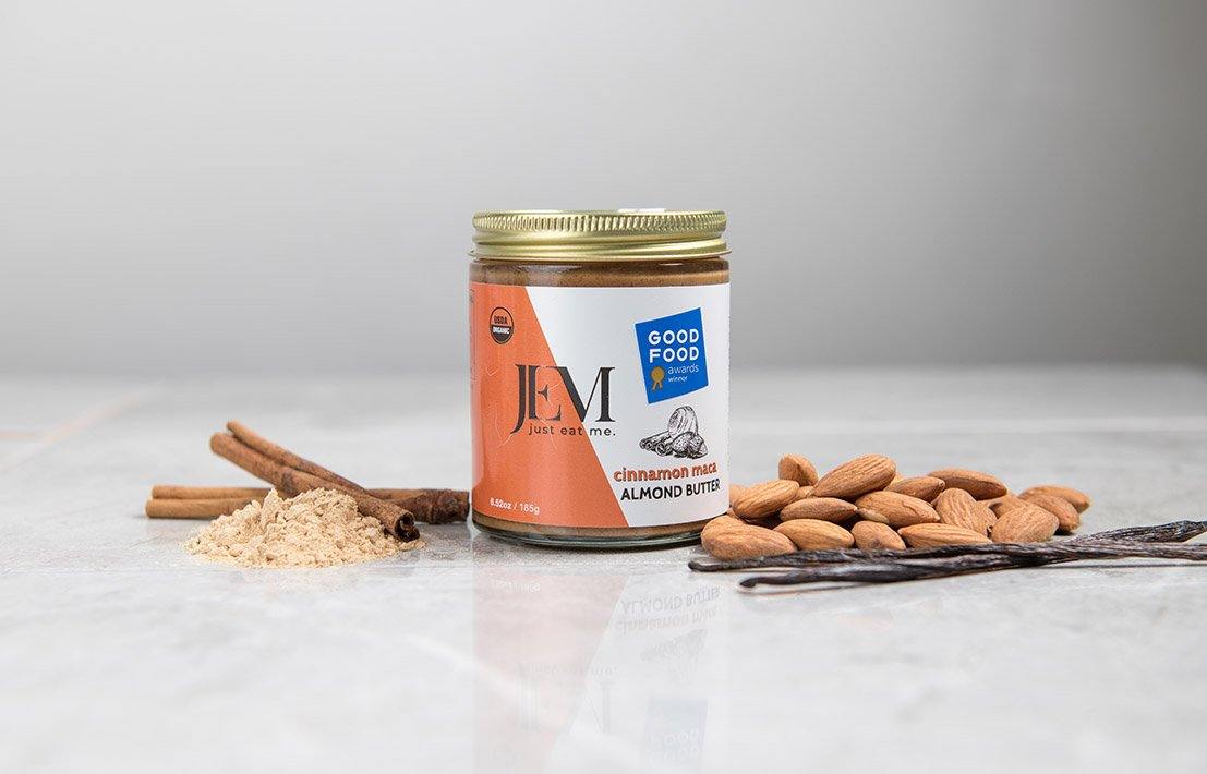 Cinnamon Maca Almond Butter JEM Organics