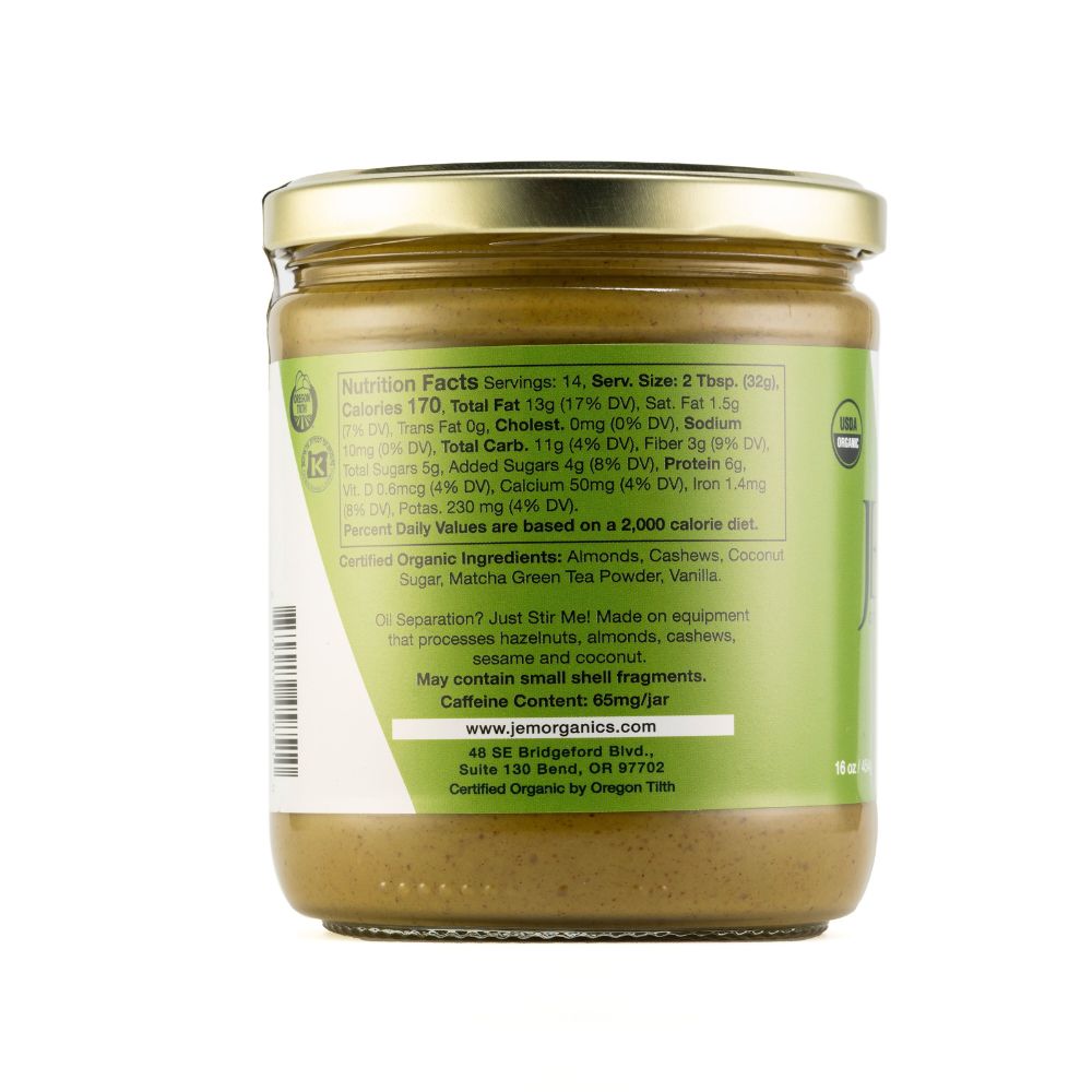 Matcha Cashew Almond Butter - Large