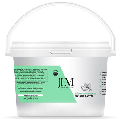 Cashew Cardamom Almond Butter Bulk Bucket 8 lb - JEM Organics