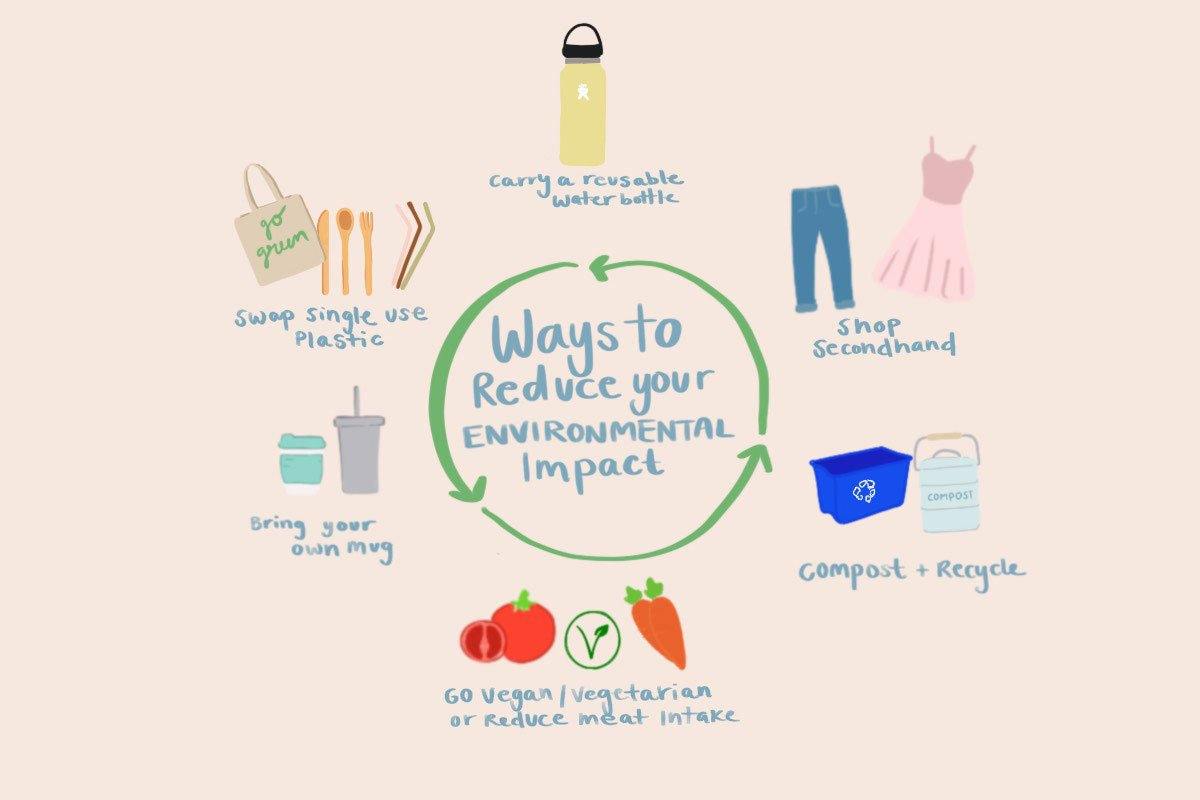 Ways to reduce your environmental impact