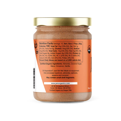 Cinnamon Maca Almond Butter – JEM Organics