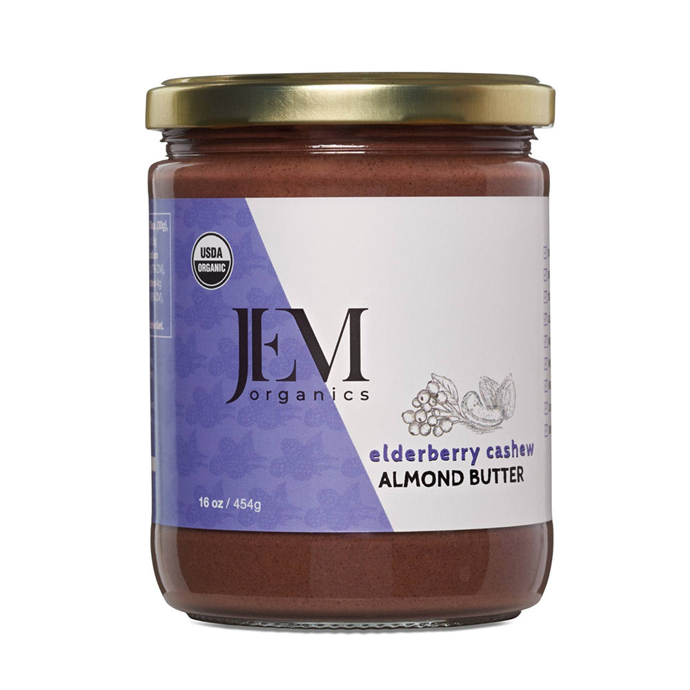 Elderberry Sprouted Cashew Almond Butter 16oz