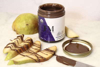 Elderberry Cashew Almond Butter 6.52 oz - JEM Organics