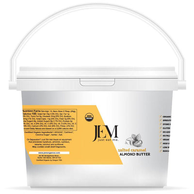 Salted Caramel Almond Butter Bulk Bucket 8 lb - JEM Organics